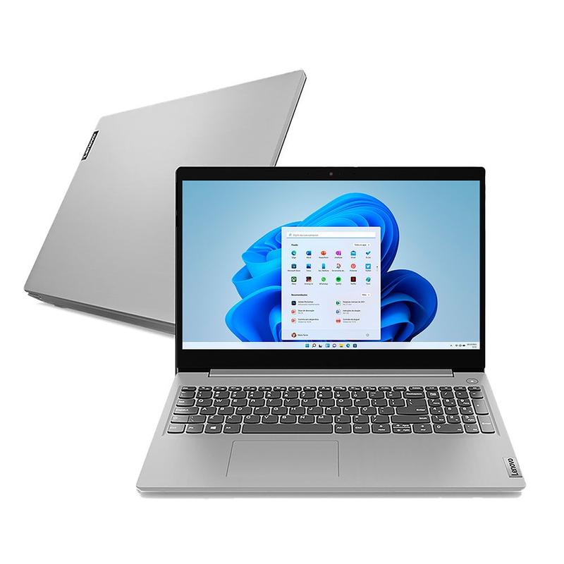 Notebook Intel Core i5 8GB RAM 256GB SSD IdeaPad 3i-15IML Tela